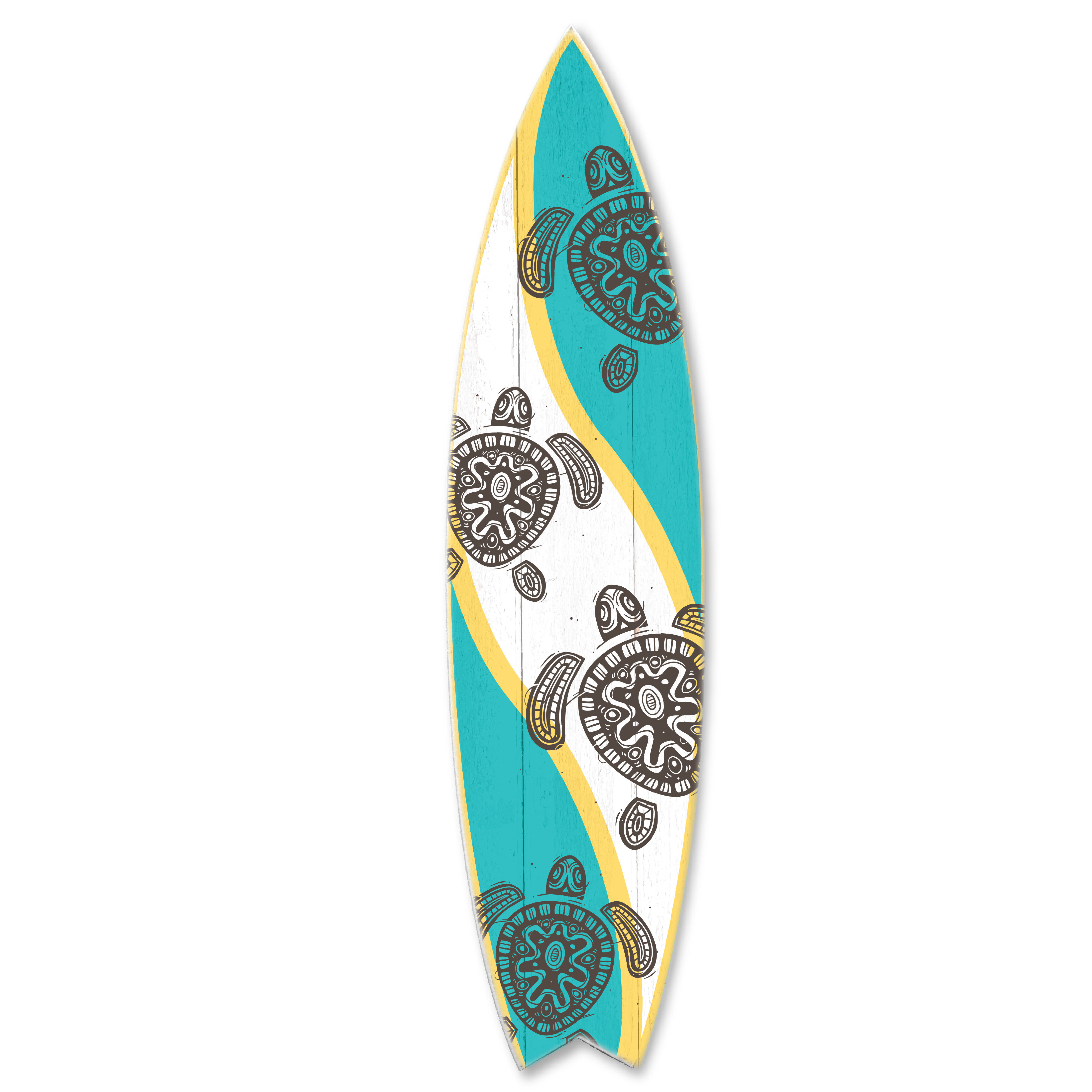 Jarmz Designs - Wholesale Wall Accent - SURF BOARD WALL ACCENT TEAL WHITE SEA TURTLE TRIBAL0