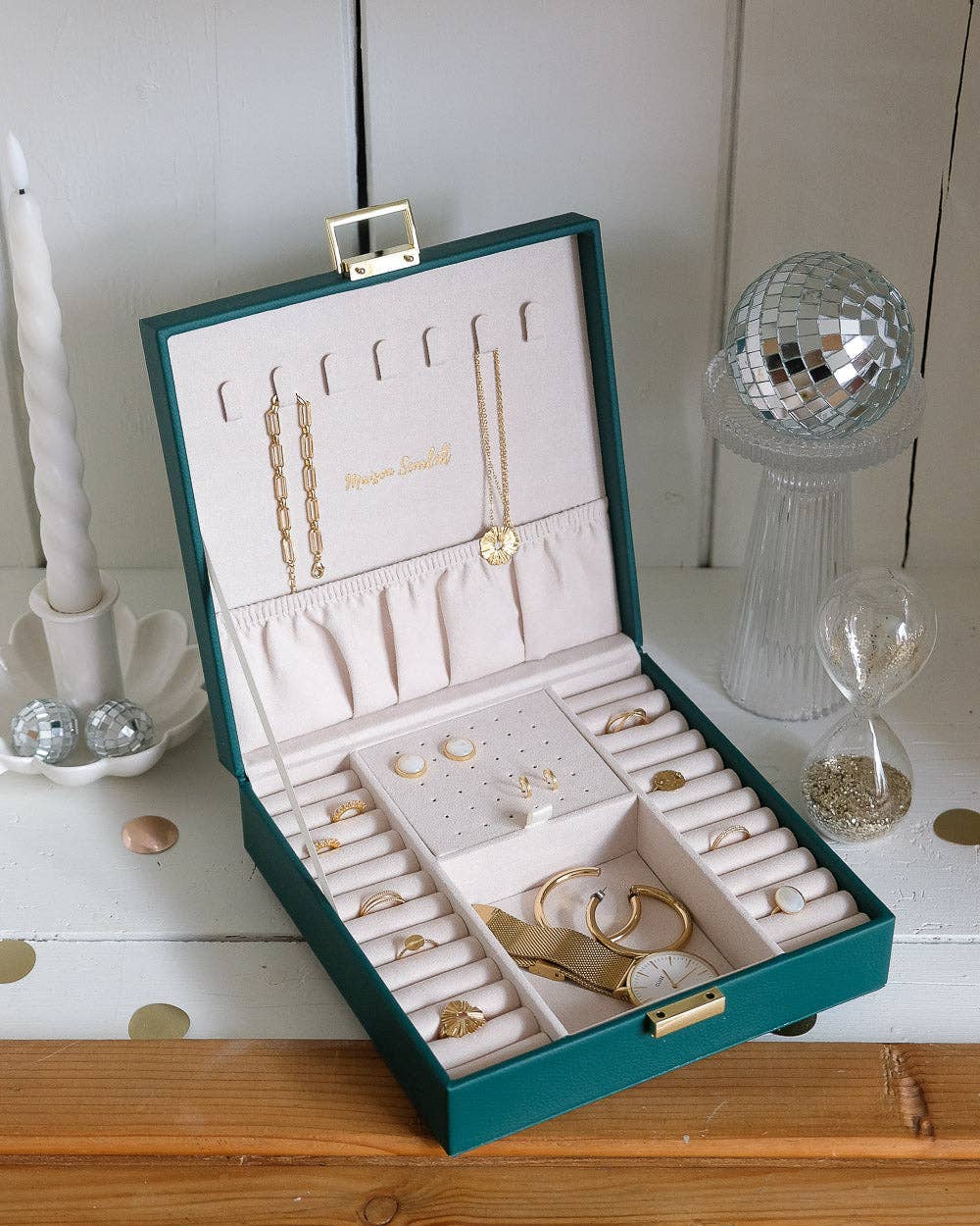 Maison Scarlett – Organizador/caixa de joias por atacado – Caixa de jóias Anne PU7