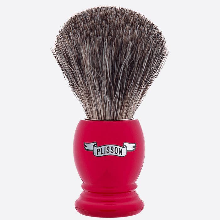 Plisson 1808 - Wholesale Shave Brush - Men's - Russian Grey Essential Shaving Brush - 9 Colors