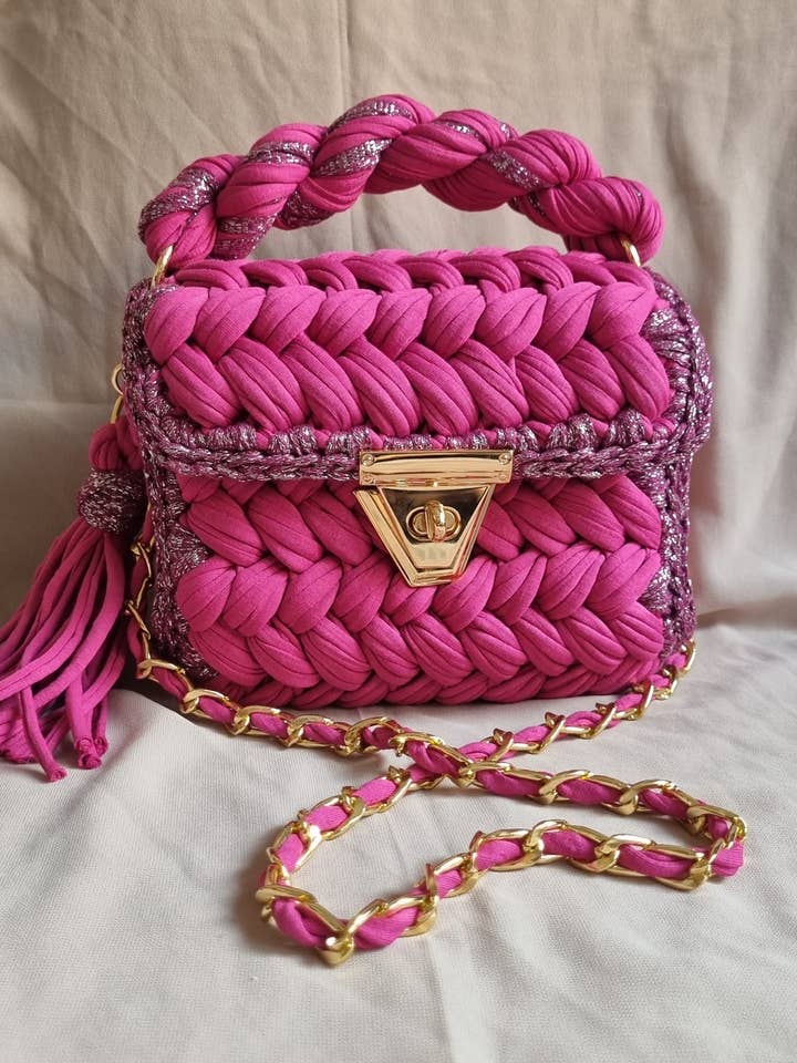 CHQEL Evening Clutch Bag for Women, Handmade Crochet Wedding for wholesale by CHQEL