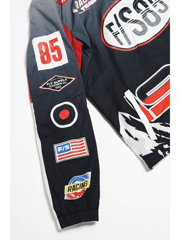 Black Paperchaser Windbreaker Pullover (Black) for wholesale on Faire8