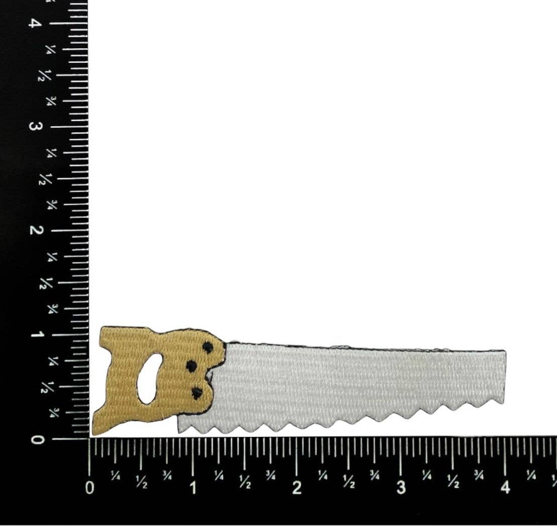Wholesale Applique – wholesale Patch – Hand Saw, Tools, Embroidered, Iron on Patch, Carpentry1