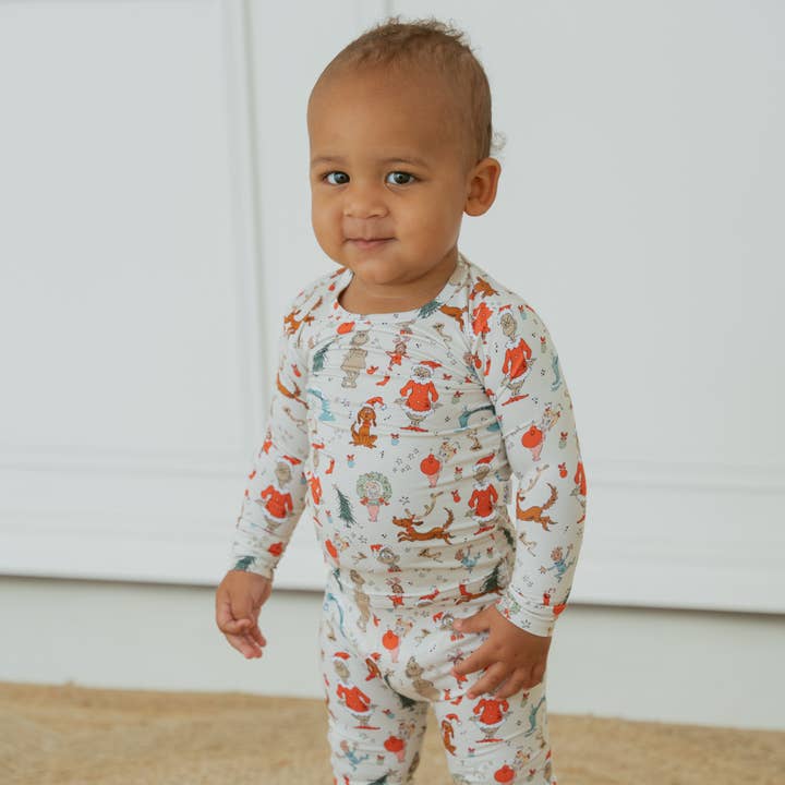 Ellie Sue - Wholesale Sleepwear Set - Kids - Classic Christmas Pajamas