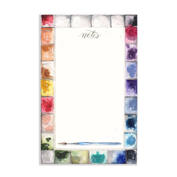 Cami Monet - Wholesale Notepad - Watercolor Artist Paint Palette Notepad