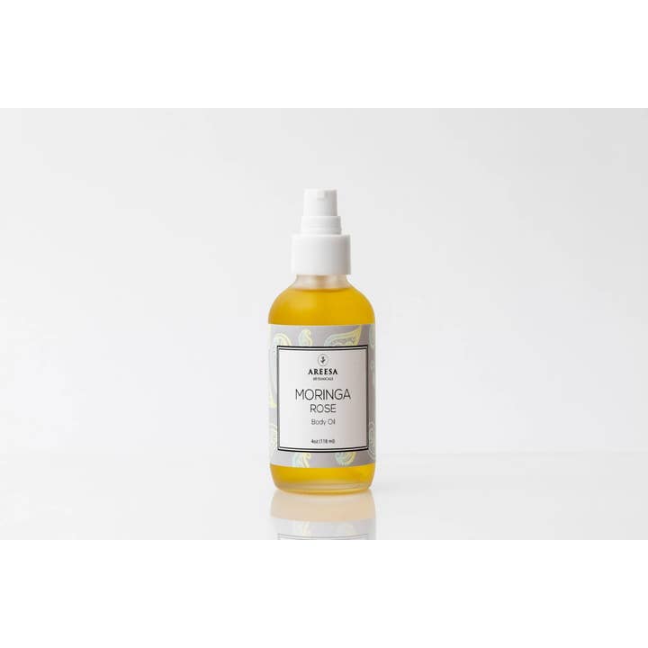 Moringa Body Oil- Roos voor wholesale door Areesa Botanicals