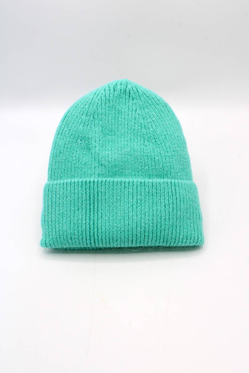 Hologramme Paris - Wholesale Beanie - Women's - Classic Plain Lined Angora Beanie5