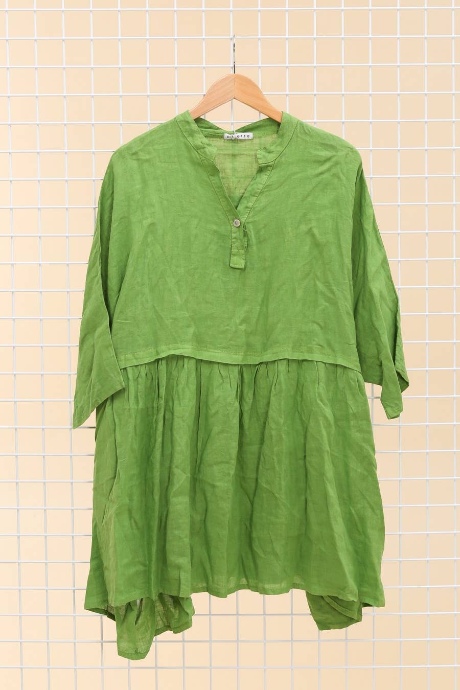 la maison des fibres naturelles - Venta al por mayor Túnica - Mujer - Túnica amplia de lino 68369 flora 100% TÚNICA DE LINO1