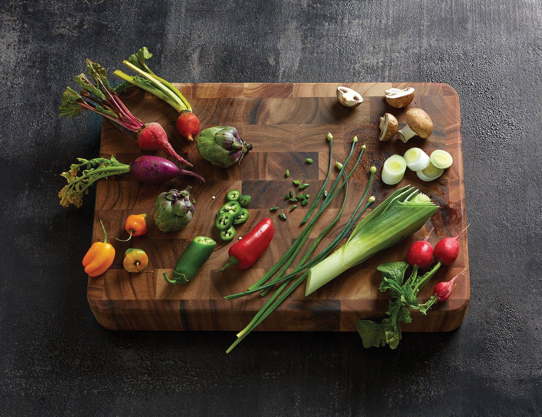 Fox Run Brands - Wholesale Cutting Board - Ironwood Union Stockyard Butcher Block, Acacia, 20" x 14"2