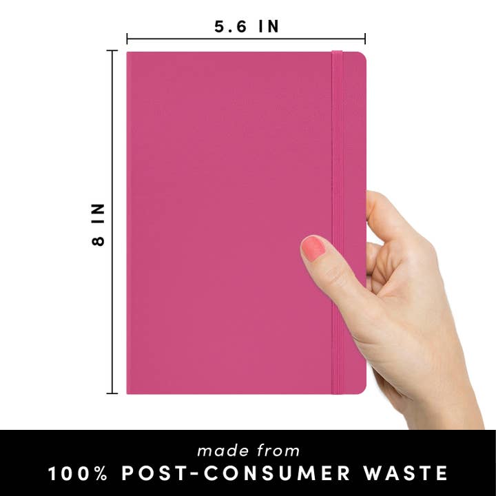 Paperage - Wholesale Notebook - 160PG Recycled Casebound Blank Journal Notebook6