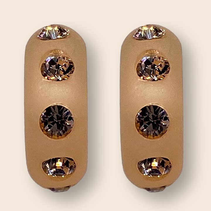 Piccolo Bari Creoles in Peach for wholesale by Coloristers