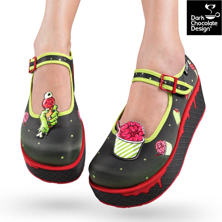 Popping Candy - Wholesale Platform heels – Women’s - Hot Chocolate Design - Brain Freeze Platform3