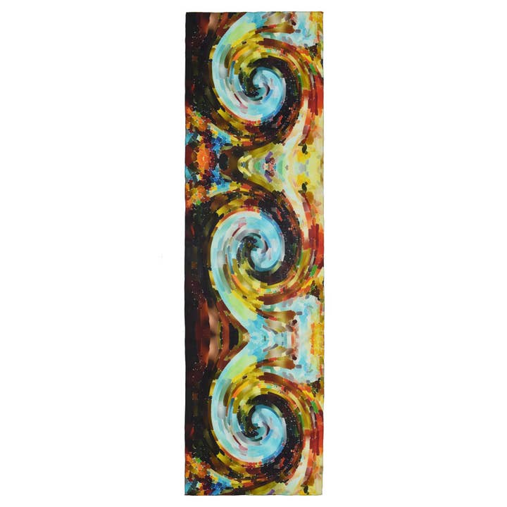 Augusto Geo Silk Scarf for wholesale by Dupatta Designs