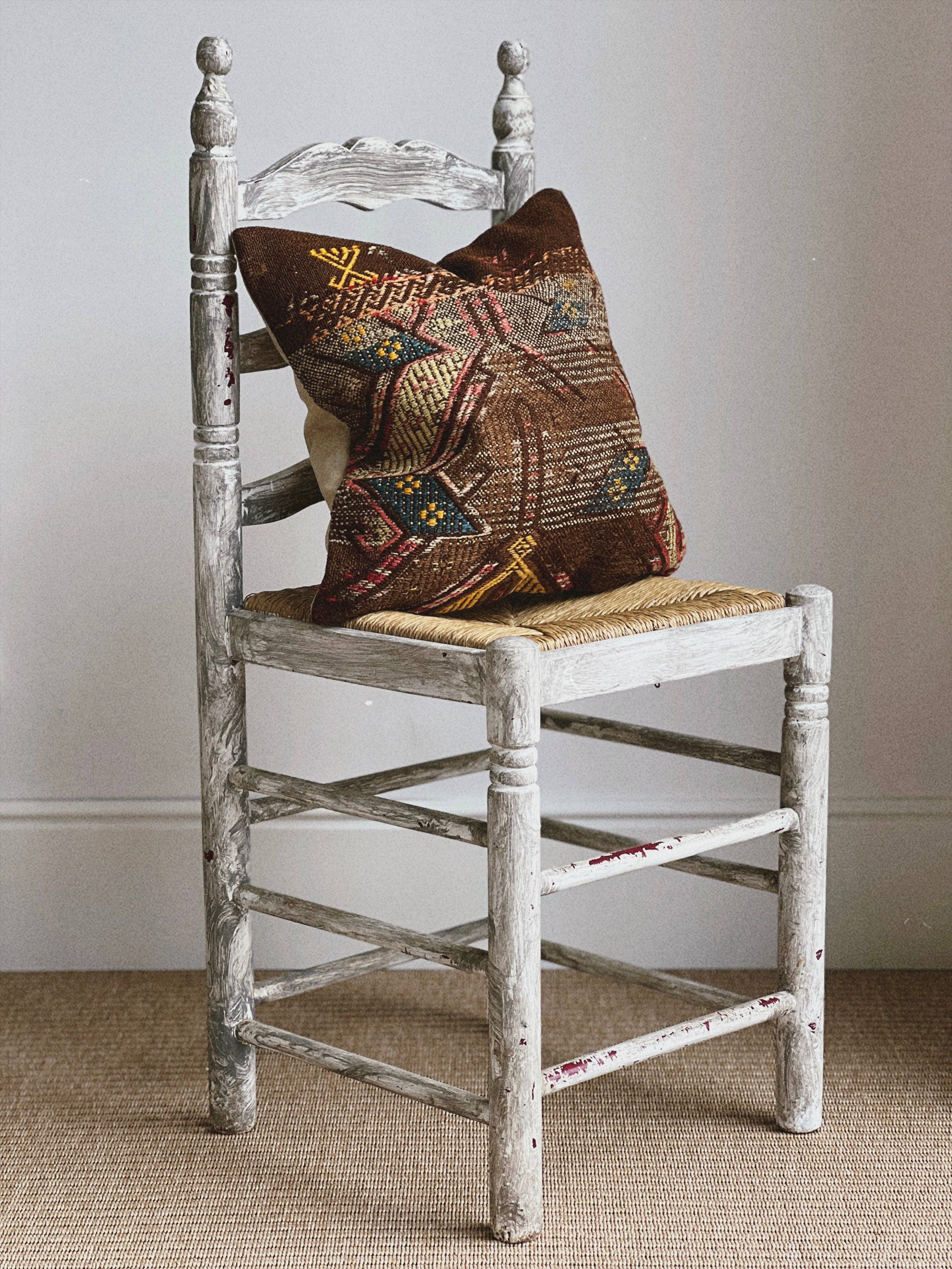 Cristina Cisneros - Vendita all'ingrosso Fodera cuscino decorativo - Copricuscino rustico vintage Kilim in lana e cotone1