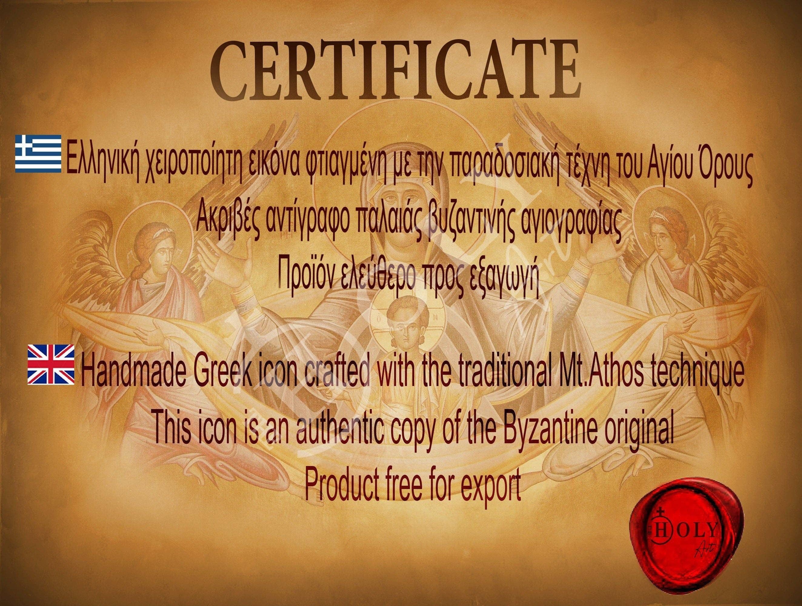 TheHolyArt - Wholesale Decorative Tabletop Object - Christian Brass Table Oil Vigil Lamp with Cross, Metal Hand-painted Prayer Standing Oil Lamp, Orthodox Oil Candle with glass cup, religious3