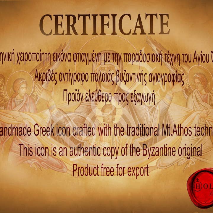 TheHolyArt - Wholesale Decorative Tabletop Object - Christian Brass Table Oil Vigil Lamp with Cross, Metal Hand-painted Prayer Standing Oil Lamp, Orthodox Oil Candle with glass cup, religious3