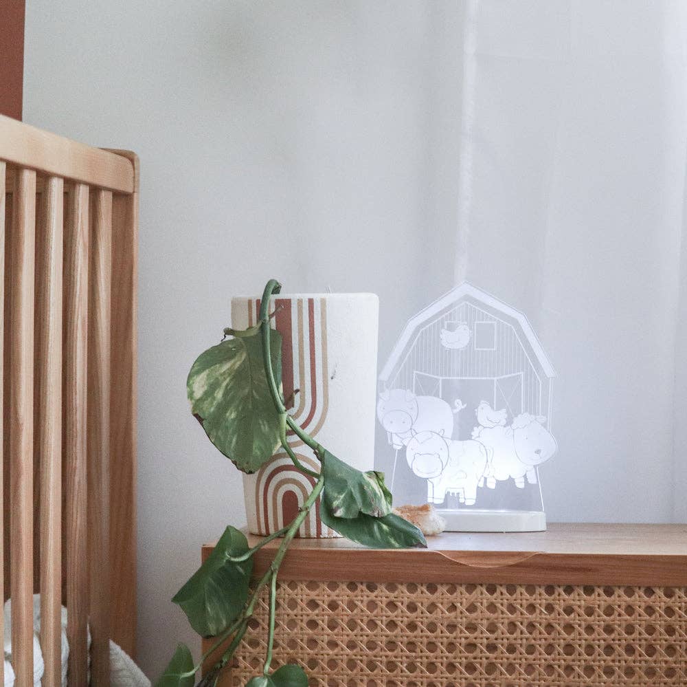 Luminous Distribution - Wholesale Night Light - Kids & Baby - Duski Dream Light LED Night Light - Farm Yard - PLUG IN2