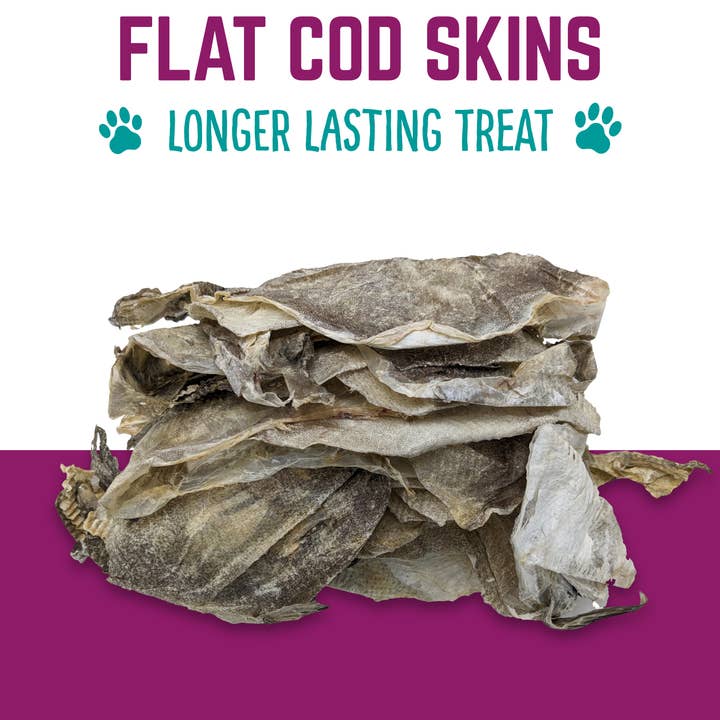 Hungry Paws - Wholesale Pet Treats - Dog - Fish Skins - Single Ingredient Cod Fish Skin 4-oz
