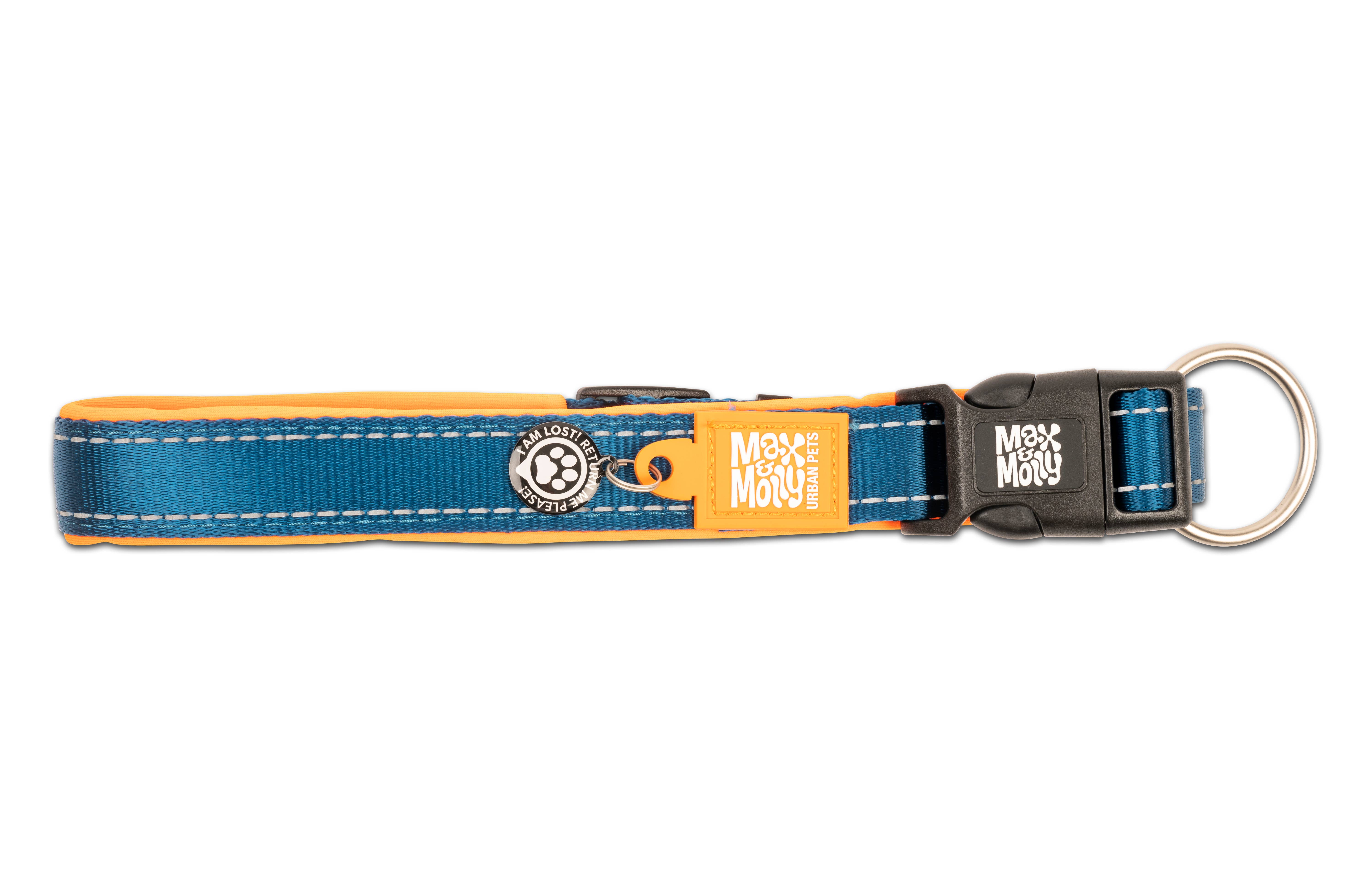 Max & Molly - Wholesale Pet collar – Dog - Smart ID Dog Collar - Matrix Orange1
