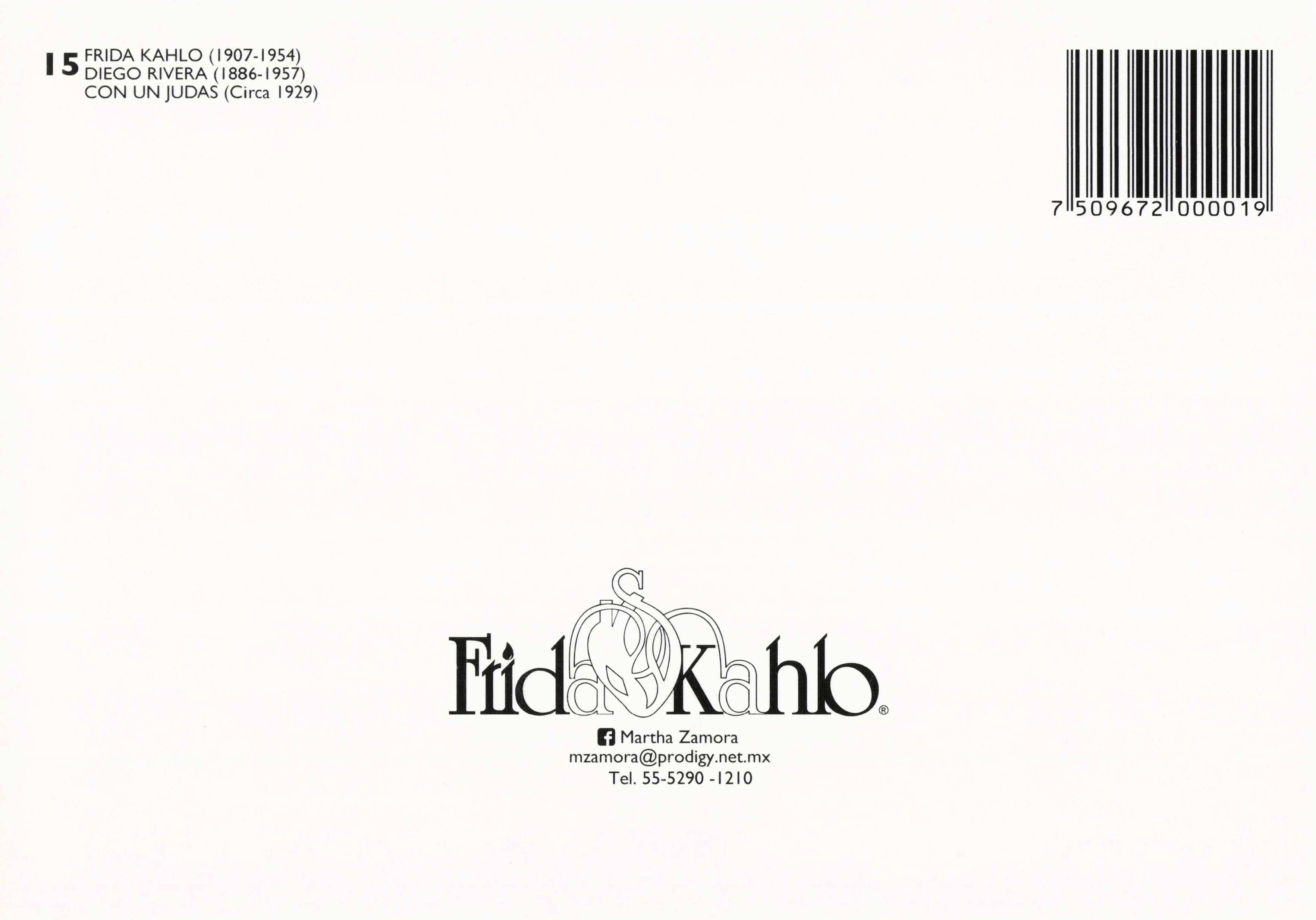 Tesoros Trading Company – Engroshandel Postkort – Frida Kahlo Postkortserie-#151