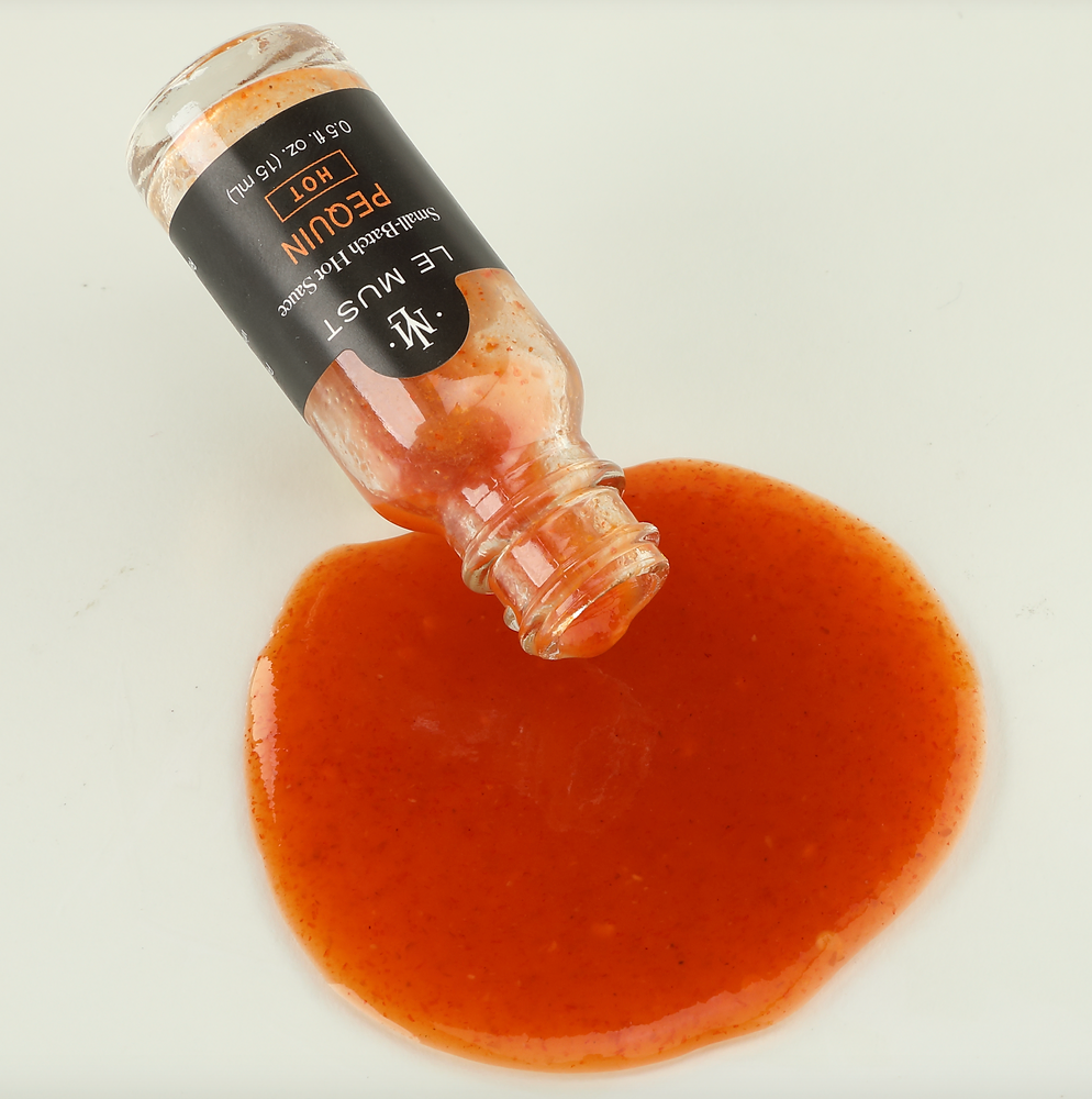 Le Must Condiments – wholesale Hot sauce – Pequin "Small Batch" Hot Sauce 0.5oz1