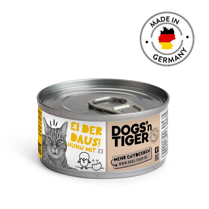 Dogs’n Tiger – Großhandel Tiernahrung – Katze – Dogs’n Tiger Adult Katzenfutter Ei der Daus Hühnerfilet & Ei
