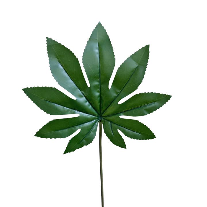 Sun Decorer - Wholesale Artificial plant - Flexible Stem Faux Leaf Trio