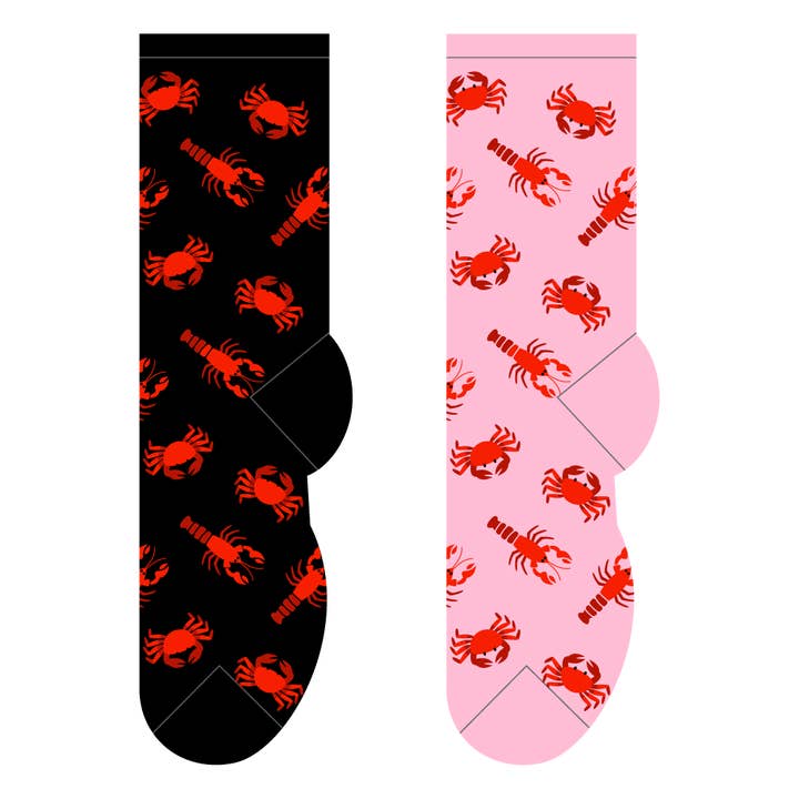 Lobsters & Crabs Socks for wholesale by FOOZYS Fun Socks