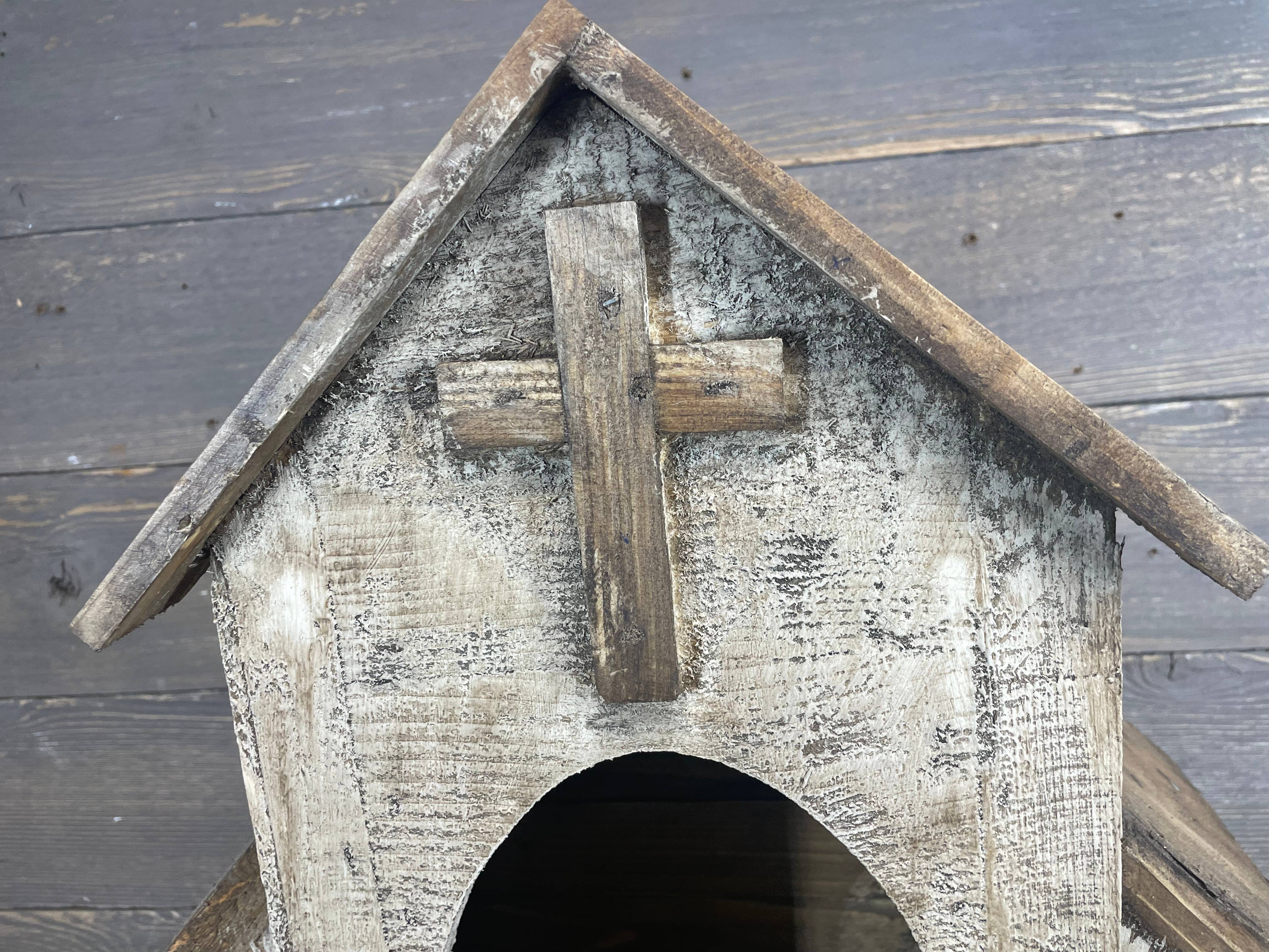 My Amigos Imports - Wholesale Decorative Tabletop Object - Carthage Wood Nicho-15x9x27 inches-Handmade-Display-NEW7