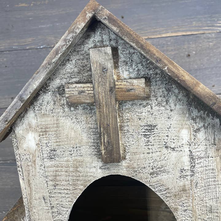 My Amigos Imports - Wholesale Decorative Tabletop Object - Carthage Wood Nicho-15x9x27 inches-Handmade-Display-NEW7