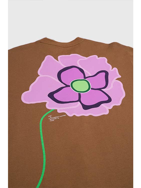 Wood Brown We Grow Oversized Tee for wholesale on Faire