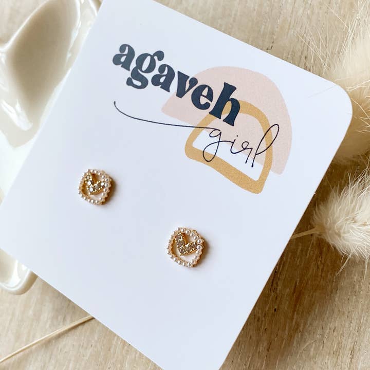 Agaveh girl - Wholesale Stud/Post Earrings - Faye4
