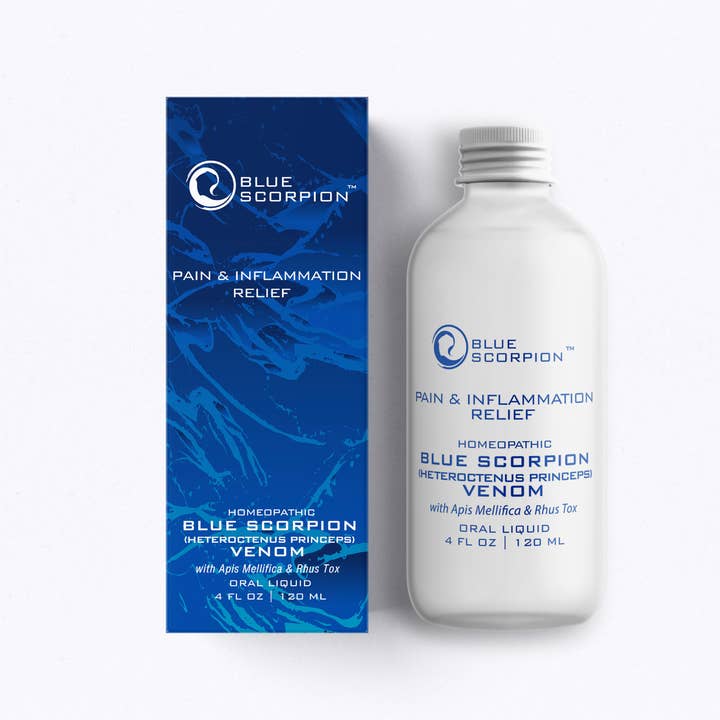 Soulagement de la douleur et de l'inflammation (4 oz) pour la vente par Blue Scorpion Venom