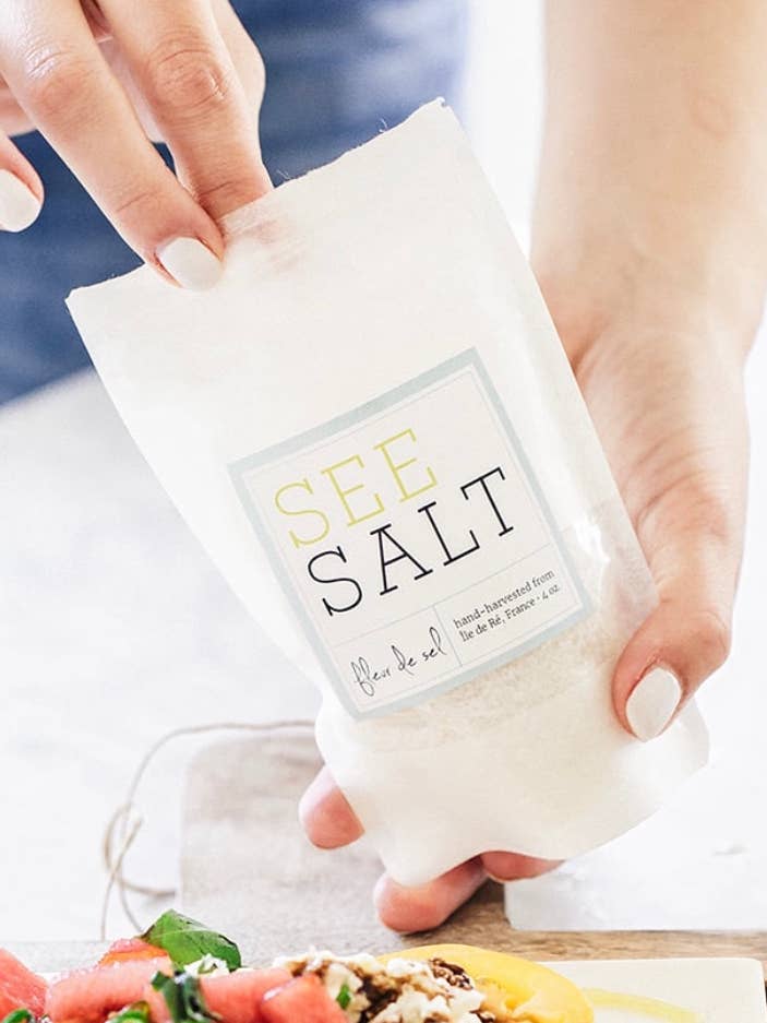 Sel de Mer Fleur de Sel (4oz) pour la vente par SEE SALT