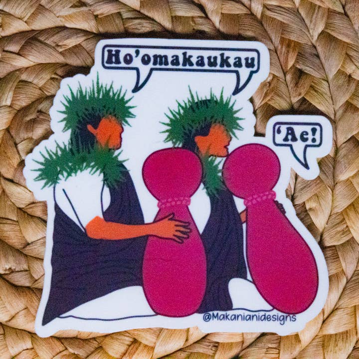 Ho’omakaukau Sticker for wholesale by Highness Hawai'i