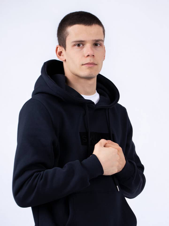 Hoodie Skulk Azul marinho por atacado de StockNow Unipessoal