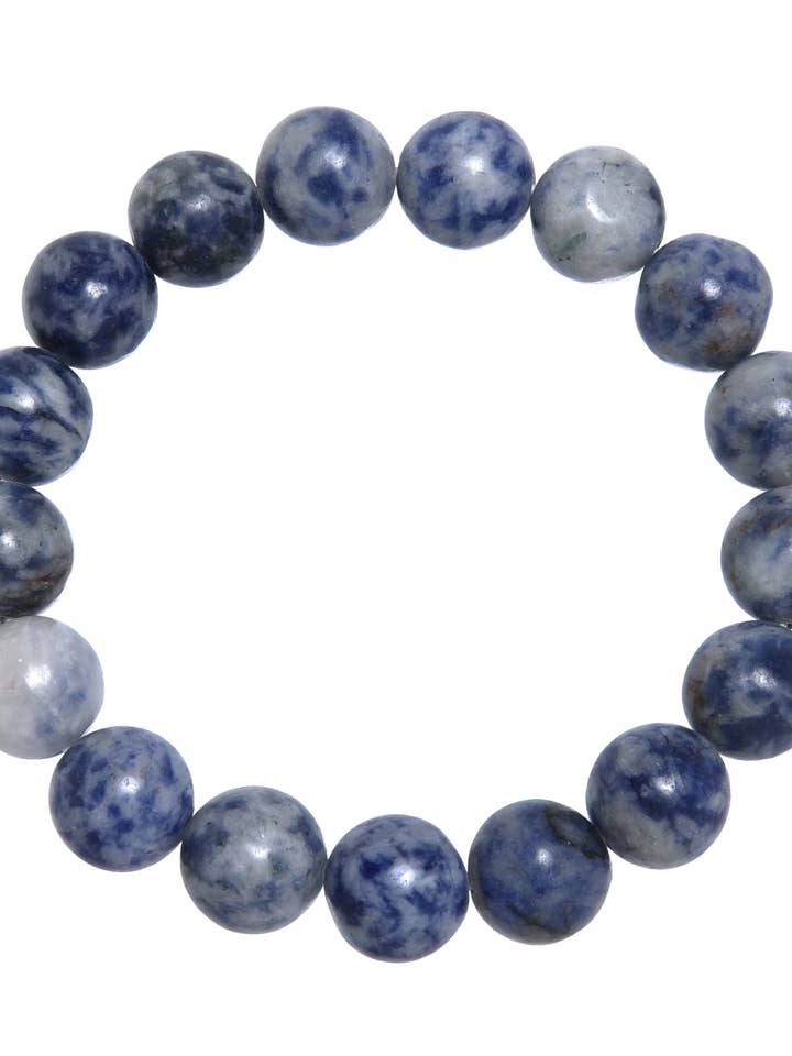 Bluespot Jasper Stone Stretch Bracelets B2058-12MM for wholesale by Ole