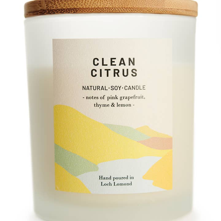 Ocoee House - Wholesale Jar/Filled Candle - Clean Citrus, Organic & Vegan Scented Candle | Ocoee House
