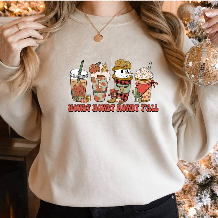 Christmas Sweatshirt, Women's, Unisex for wholesale by Crafty Mamas Creationz