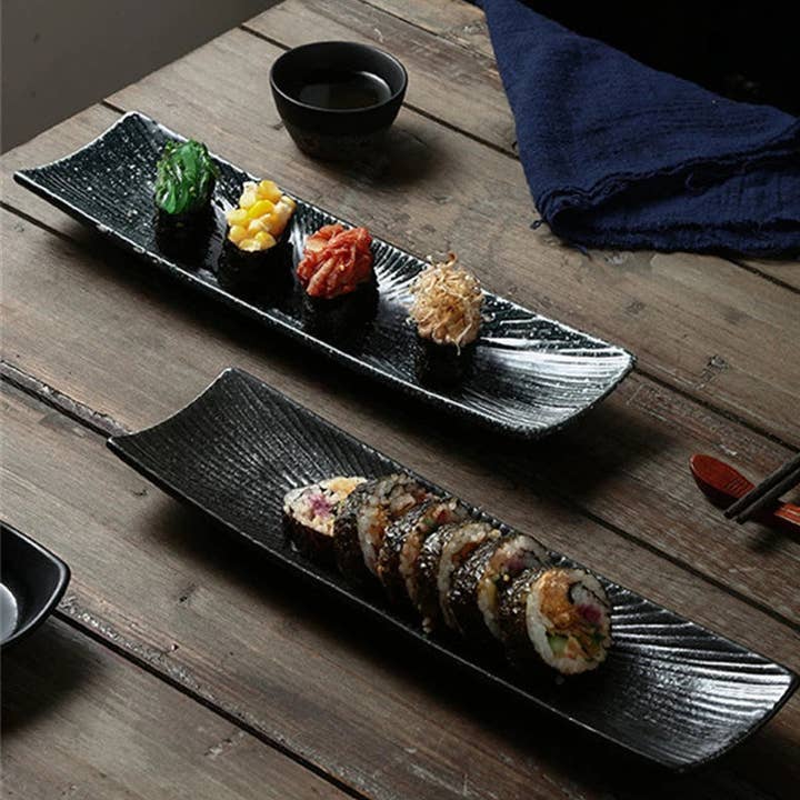 BRECK + FOX - Wholesale Serving Plate - Minimalist Sushi Plates4