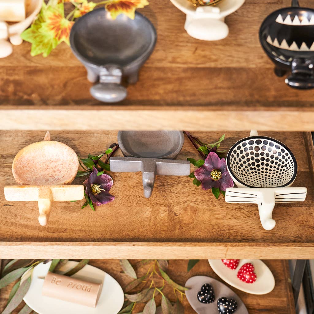 AARVEN – Prato/tigela decorativa por atacado – Pratos com elefantes esculpidos à mão em pedra-sabão do Quênia6