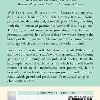 Marble City Press - Vendita all'ingrosso Libro - Adulti - Le poesie complete di W. B. Yeats | Poesia Wordsworth