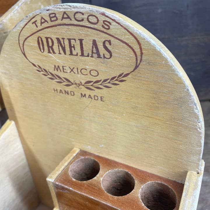 My Amigos Imports - Wholesale Decorative Tabletop Object - Vintage Ornelas Cigar Display Holder-WH4--Mexico-Original7