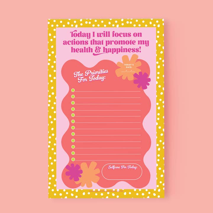 Aujourd'hui, je vais me concentrer...Bloc-notes pour la vente par Mood Lux