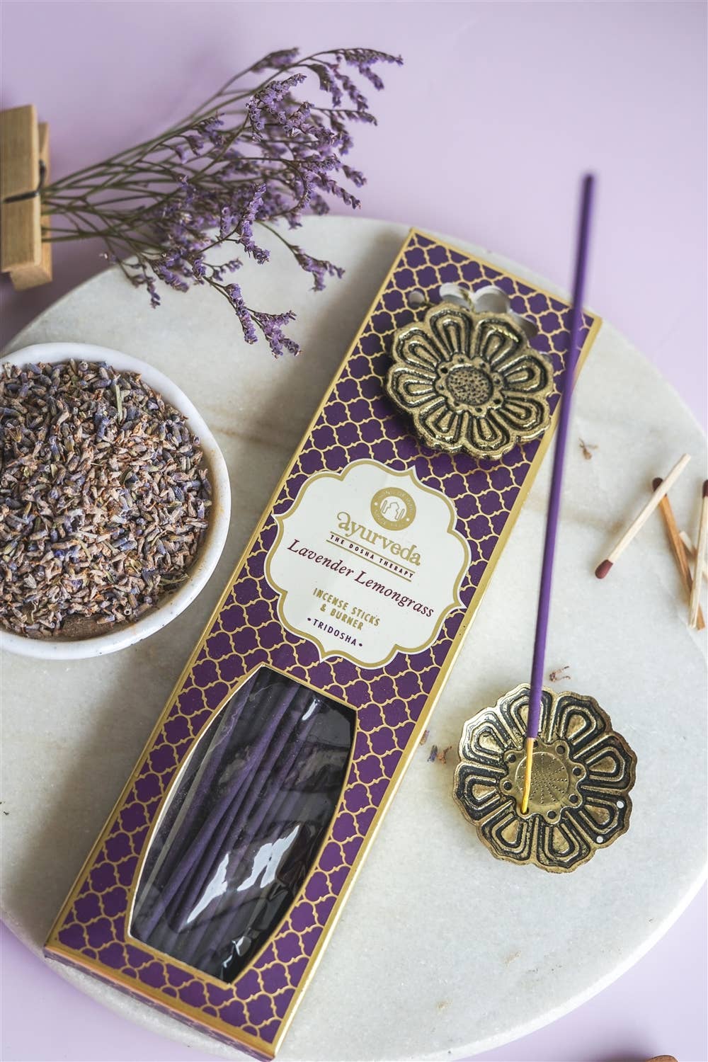 R. Expo/Song of India – wholesale Rökelse – Ayurveda Rökelse - Lavendel Citrongräs1