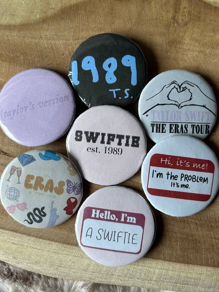 Taylor Swift Buttons for wholesale by Lil Magic Store