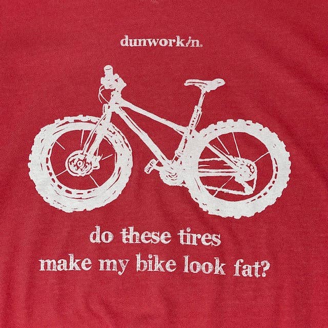 Do These Tires Make My Bike Look Fat ? Women's V-neck SS Tee for wholesale by Dunworkin