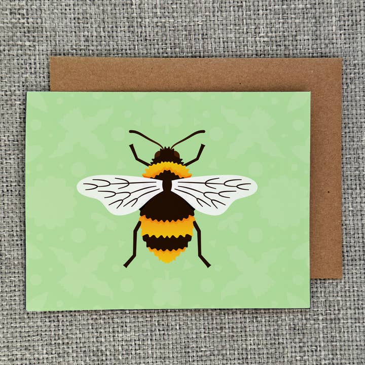 Honeybee Notecard for wholesale by Dandymark