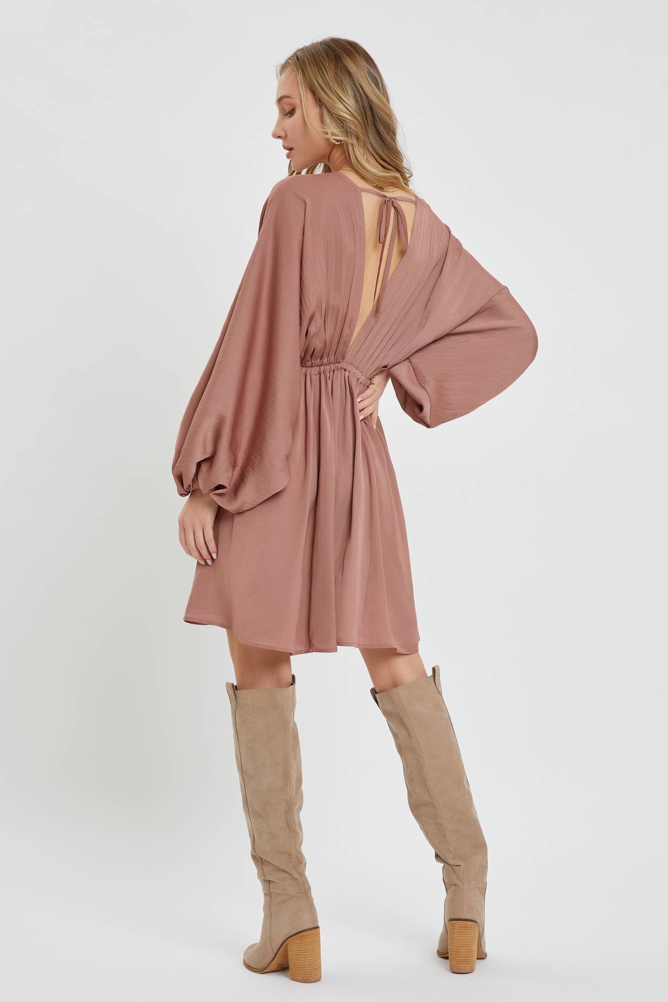 Sweet Lovely by Jen – Engroshandel Kjole - Dame – SATIN MINI KJOLE7