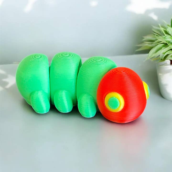 3D in Paradise - Wholesale Fidget Toy - Kids - Mini Caterpillar fidget figurine figures 3D printed