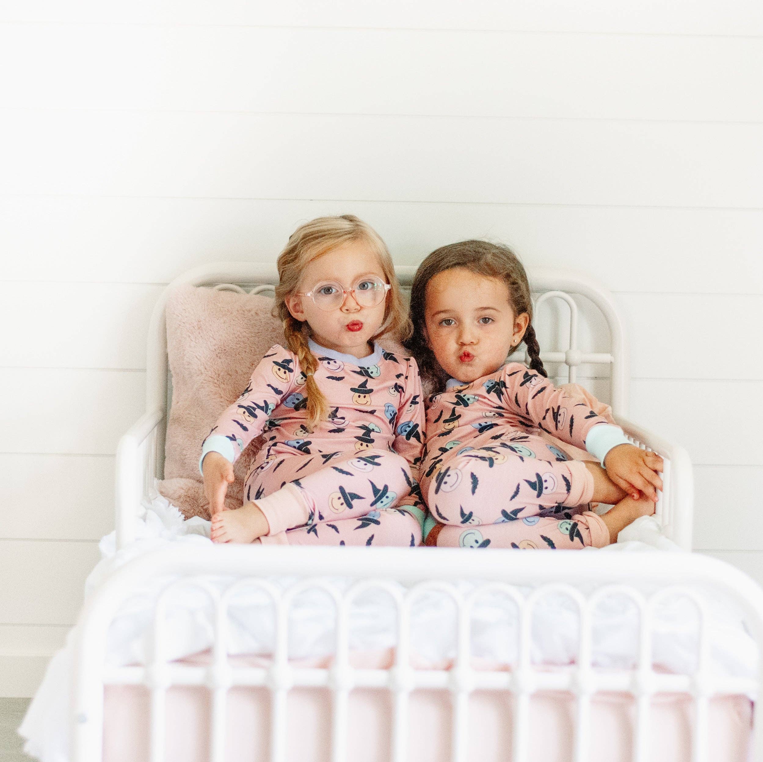 Fancy Shmancy Baby – wholesale Sleepwear set – Kids – Pink halloween PJs3